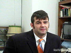 wall street hairy man spunk