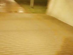 Having at nicht in public peeing and cummming
