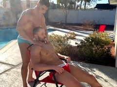 Basically amigos sunbathing to hot sex
