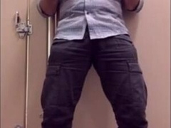 Bearded Daddy Jacks Off at Works