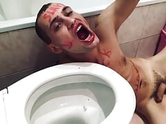 Toilet Licking Toilet Slave Boy