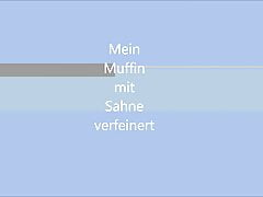Muffin refined with cream