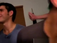 Straight college teen 18+ gets dildo up his ass