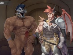 Buff body, gay furry, gay dragon