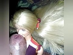 Barbie Doll cumshot facial 01