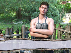 Gay game playthrough, video game sex, playthrough muscle