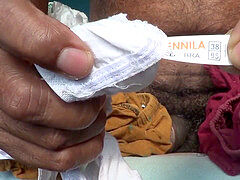 220318My swell lingom inspects Meenus panties bras&explodes