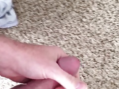 Cumming so quickly into a fake pussy