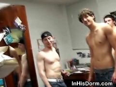 Gay Boys Suck Dick During Game Of Twister At Dorm Party