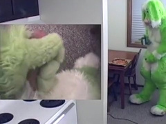 Irradiated Rabbit in Extra Cheese - Fursuit Furry Fur Cum