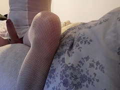 Sissy Orgasm After Cock Pumping With Heels On