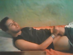 Eu Renovato Lucas Batendo Punheita Encima da Cama  e Gozando