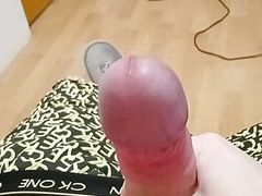Fingering his cock with thoughts of deep blowjob from my cousin