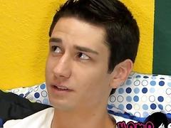 Young men lick candy and blow each other before fucking