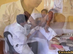 Chinese medic crams patient a-hole with milk