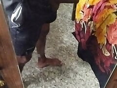 Mirror masturbation pt2, banana dick is busy, massage, pump