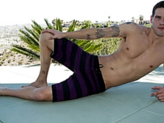Solo video featuring a horny solo hottie Tristan