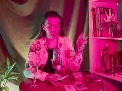Gay divination with cards and a handjob