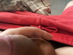 Playing with my soft cock