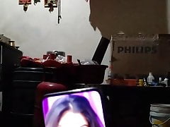 Cum and spit tribute to Tik tok Chinaal sofia part 2
