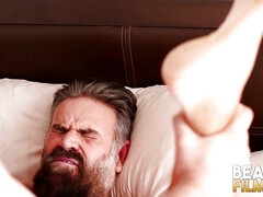 BEARFILMS - Young Adam Jones fucks daddy bear Alfer Cuero
