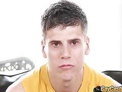 Jett Ryan shows off his stuff and receives a big dick as part of his casting