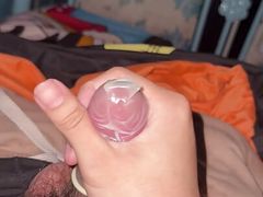 Cum in condom - Short video