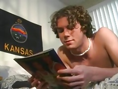 alone in his bedroom