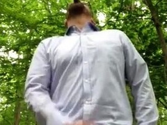 Forest Masturbation: Daddy's Outdoor Adventure