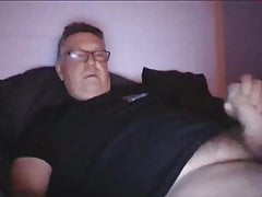 Daddy cums on cam