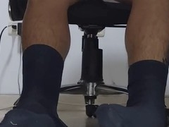 Dress socks, foot master, college crossdresser