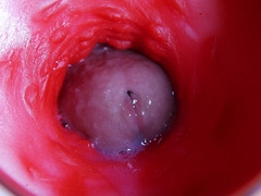 A thick pecker inwards a moist crevasse gushes liquid and will shortly pack with milk