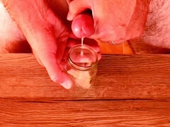 The whole collection of sperm and preparation of Cicci77's sperm meringues - full video