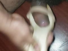 Fucked and cum in high heel sandals