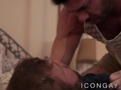 Hairy bear Colby Jansen barebacks bearded hunk Billy Santoro