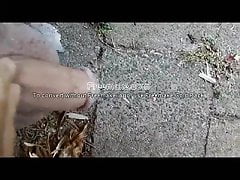 Peeing on the path