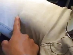 Dare to feel my buddy's cock bulge