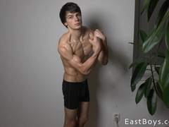 John Tremont has a sexy oily body and he LOVES to tease