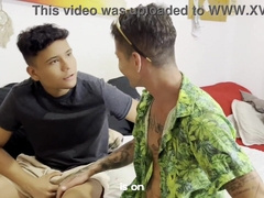 I caught my homie's beau in the shower of my building