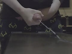 The first ever slow-motion cumshot I ever shot! Big messy load!