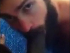 Perfect sucking of huge black cock 2