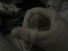Jerking my dick.