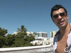 Watch as two hot dudes pound hard & fast - Homo Men Plow Rock-hard!