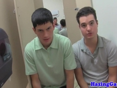 College Hunk Doggystyled In Campus Hazing