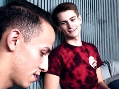 Fit gay fellows stay fit by banging in the dormitory