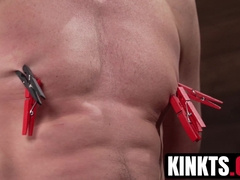 TS Victoria Grant mercilessly slams her obedient bottom Pierce Paris