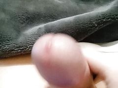 Russian guy jerking off at work
