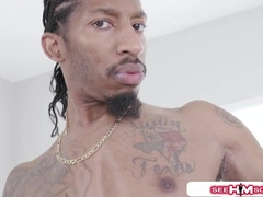 Killer Fun Panama Fondles His Booty While Fapping His Meaty Fuck-stick!