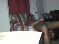 Black Men Barebacking on the Couch