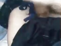 Cum on Janet's mom's granny panties